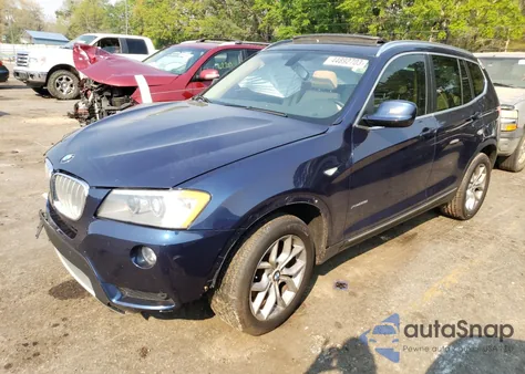 2014 BMW X3 xDrive28I z USA, uszkodzony, nr VIN 5UXWX9C51E0D23032